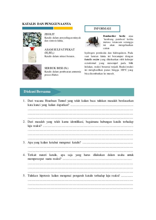 Lks Laju Reaksi Lks Laju Reaksi