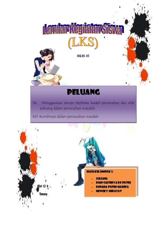 Lks Tentang Kaidah Pencacahan