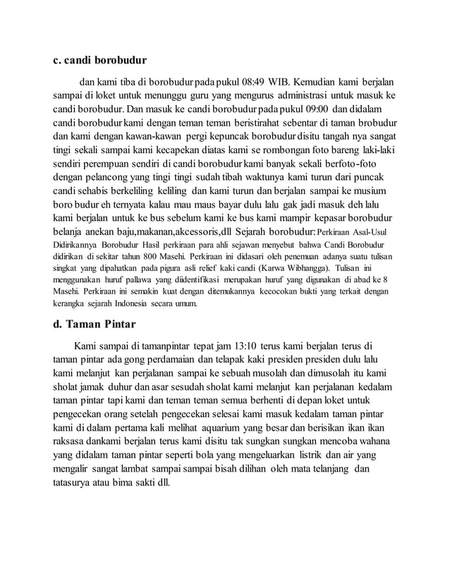 ini adalah suatu pengalaman bagi saya yang mungkin bisa menjadi