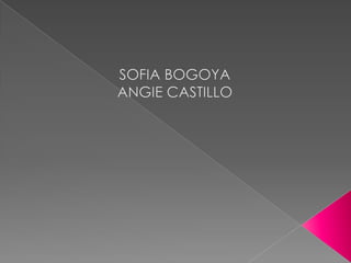 SOFIA BOGOYA ANGIE CASTILLO 