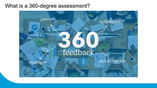 8
What is a 360-degree assessment?
 