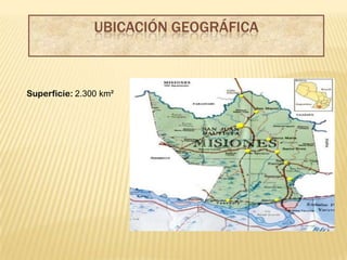 UBICACIÓN GEOGRÁFICA



Superficie: 2.300 km²
 