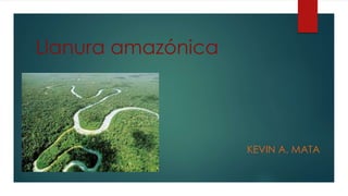 Llanura amazónica
KEVIN A. MATA
 
