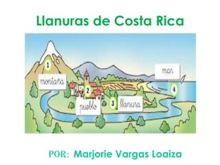 Llanuras de Costa Rica
Por: Marjorie Vargas Loaiza
 