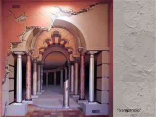 Alguns pintors  contemporanis també prescindeixen de la llum i donen més importància al color i a la forma.L A COMPOSICIÓ  Eixos compositius.És l’articulació, ordenació, de tots els elements figuratius de l’expressió plàstica i de les sensacions que en conjunt ens produeixen.Les possibilitats compositives són infinites i venen  determinades per aspectes com la perspectiva, la llum, el color, la línia, les formes, les interrelacions expressives, la disposició general etc.estan ordenats a través d’eixos compositius que permeten donar coherència i ordre al quadre. Predominen composicions piramidals, obliqües, centrífugues, centrípetes i simètriques.