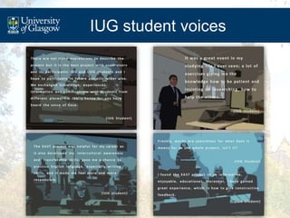 IUG student voices
 