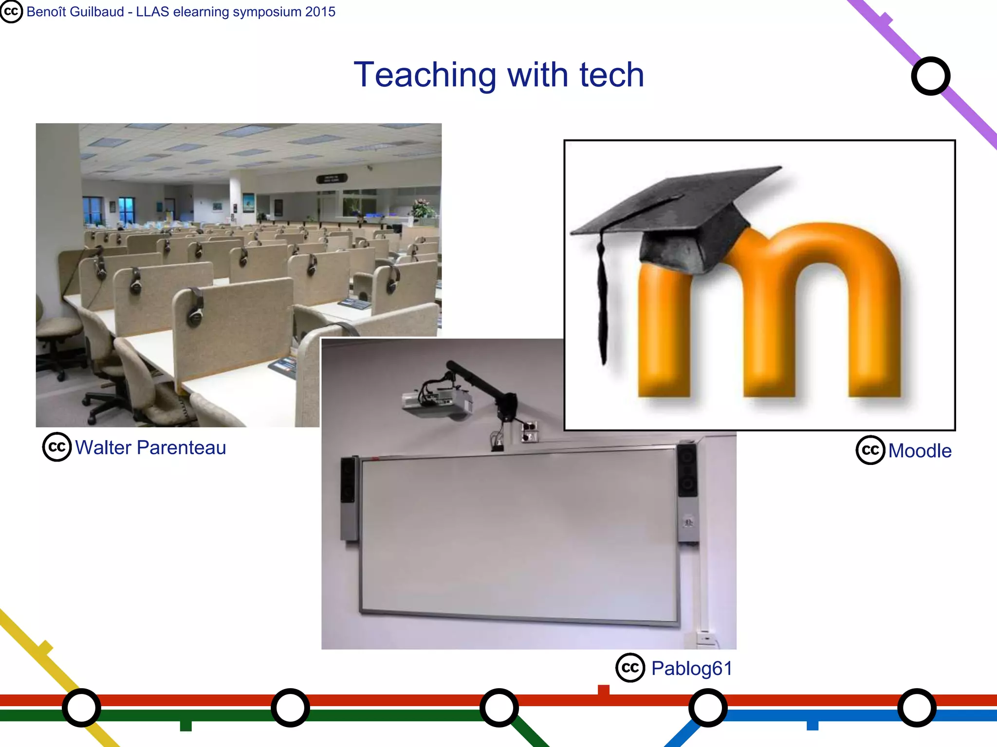 Benoît Guilbaud - LLAS elearning symposium 2015
Teaching with tech
Pablog61
Walter Parenteau Moodle
 