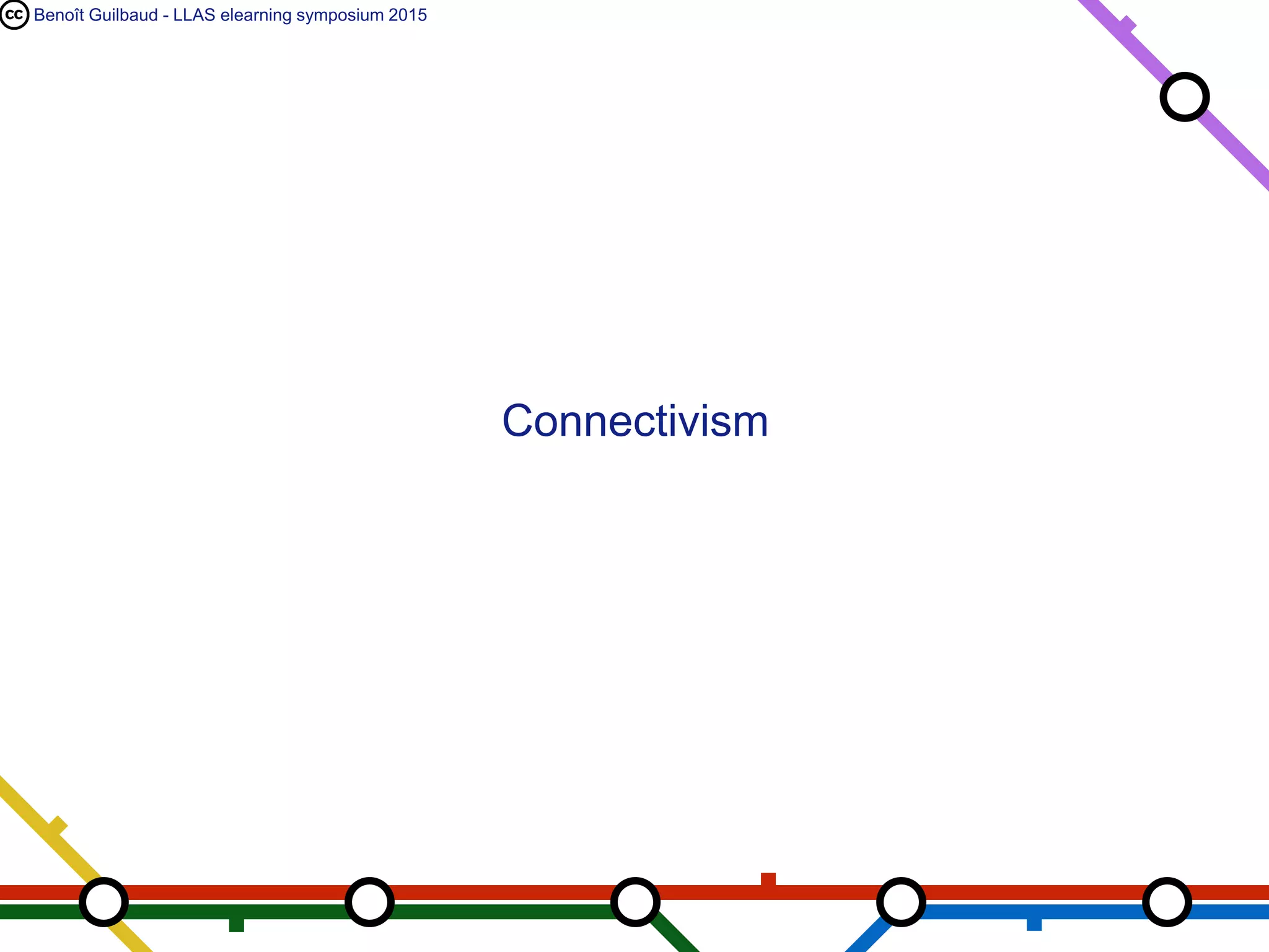 Benoît Guilbaud - LLAS elearning symposium 2015
Connectivism
 