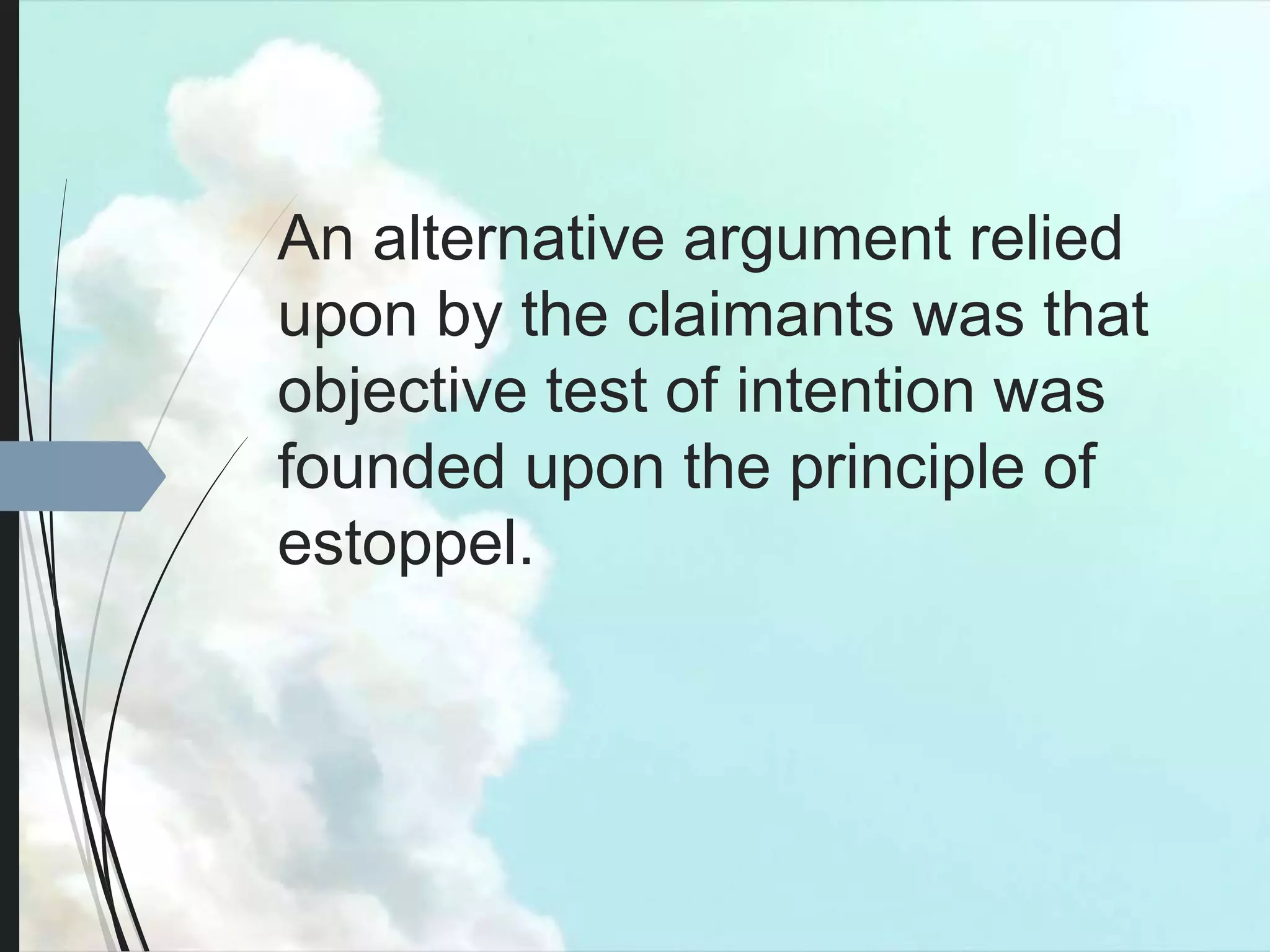 Agreement in Contract: Objective Principle | PPTX