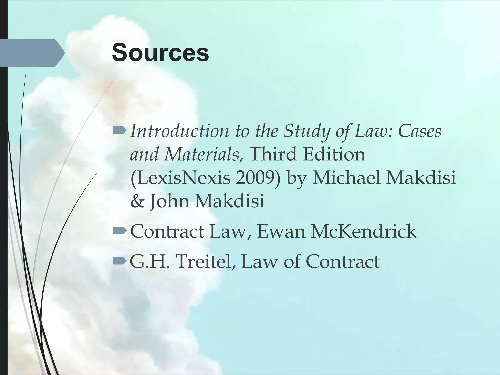 Agreement in Contract: Objective Principle | PPTX