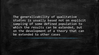 Validity and Reliability in Qualitative Legal Research | PPTX