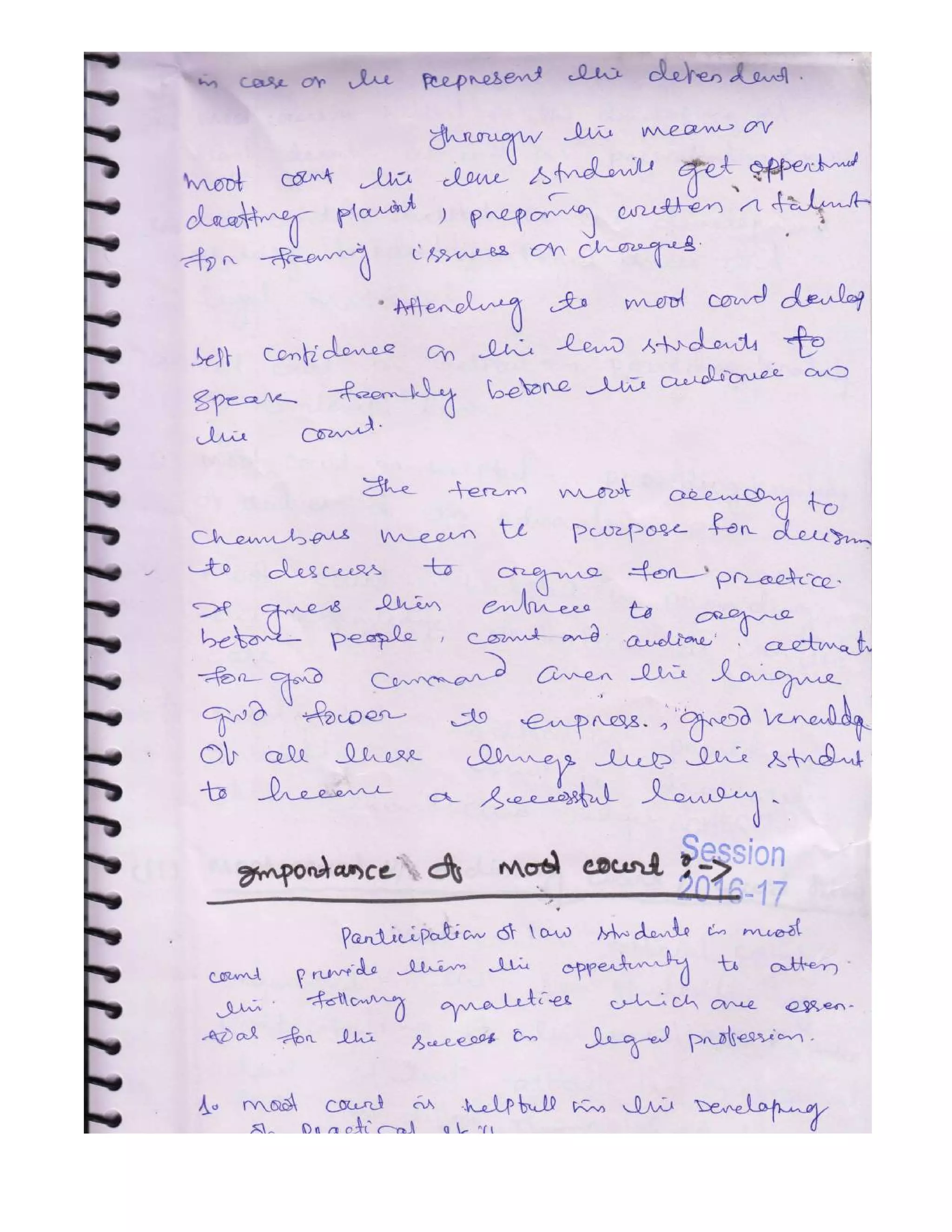 LLB LAW MOOT COURT PROJECT FILE IN ENGLISH | PDF