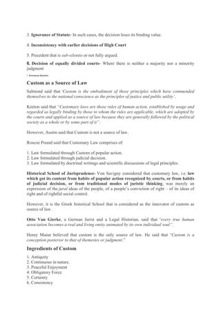 Inconsistency In Laws LLB LAW NOTES ON JURISPRUDENCE | PDF