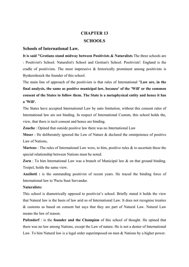 LLB LAW NOTES ON PUBLIC INTERNATIONAL LAW PDF