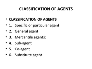 Specific Agent Examples Llb sc u 1.4 law of agency | PPT