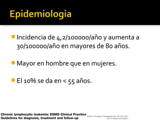  Incidencia de 4,2/100000/año y aumenta a
 30/100000/año en mayores de 80 años.

 Mayor en hombre que en mujeres.


 El 10% se da en < 55 años.
 
