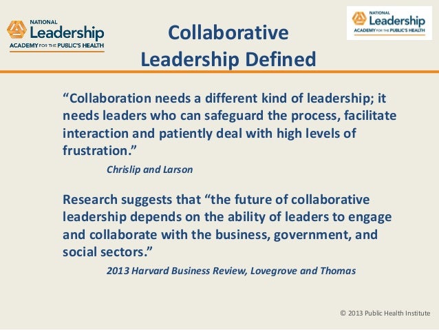 collaborative leadership