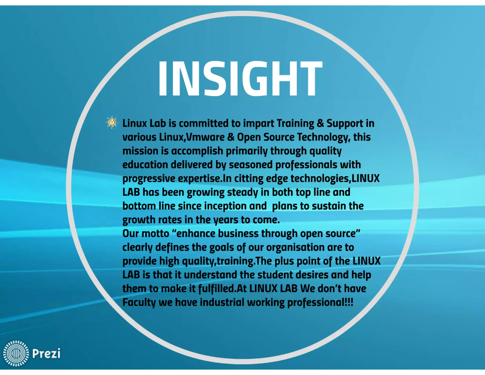 Linux Lab -Company Profile