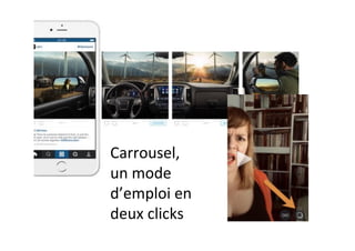Carrousel,		
un	mode	
d’emploi	en	
deux	clicks	
 