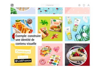 Exemple: construire
une identité de
contenu visuelle
 