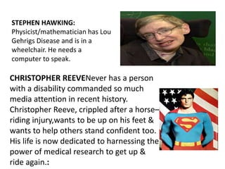 people with special ability | PPTX