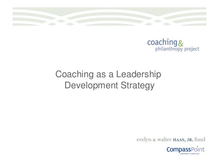 LLC Webinar Series Coaching As A Leadership Development Strategy