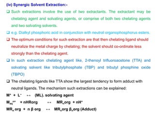 LLE.pdf separation techniques msc chemistry | PDF