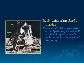 Apollo 11 Moon Landing: History, Objectives, and Scientific Insights | PPTX