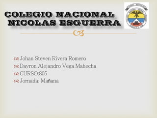  
 
 
 
ñ 
COLEGIO NACIONAL 
NICOLAS ESGUERRA  