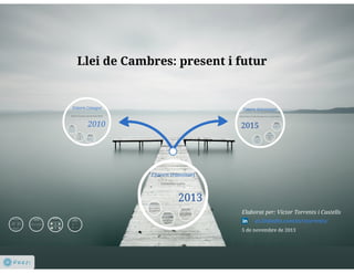 Llei cambres presentació 5/11/2013