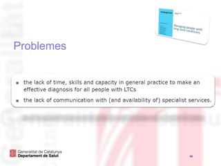 La vida real...43Gran fragilitat (¿1%?)ComorbilitatMPOCICCVDiabetisCàncerTrastorns cognitius(Alzheimer...)