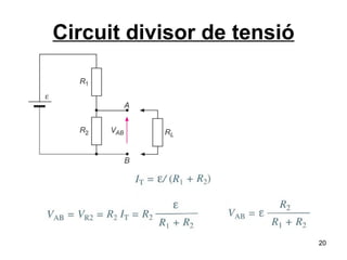 Circuit divisor de tensió 