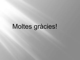 Moltes gràcies!
 