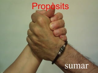Propòsits




       sumar
 