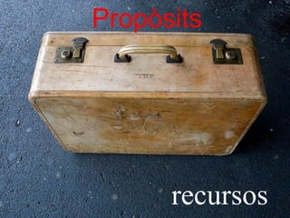 Propòsits




      recursos
 