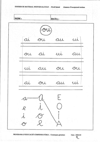 Lletres   dossier de material individualitzat 1