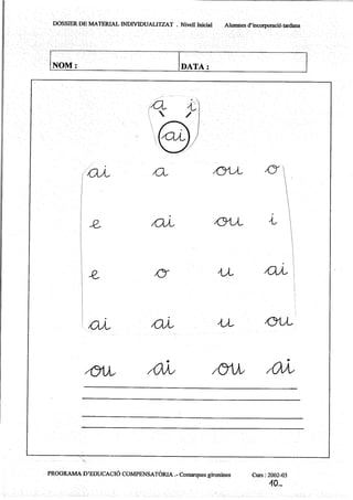 Lletres   dossier de material individualitzat 1