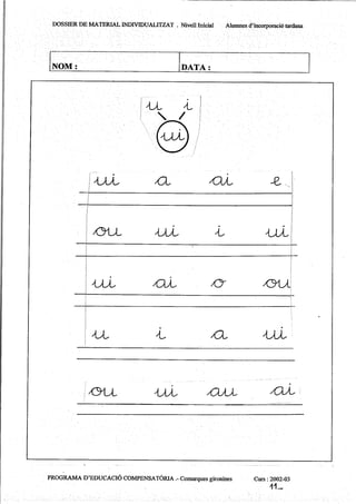 Lletres   dossier de material individualitzat 1