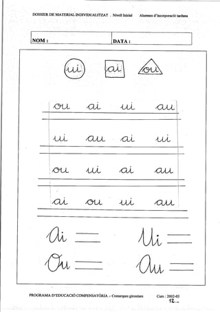 Lletres   dossier de material individualitzat 1