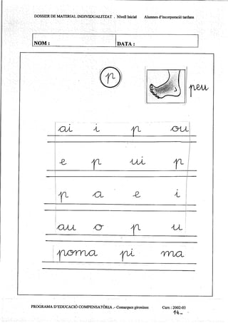 Lletres   dossier de material individualitzat 1