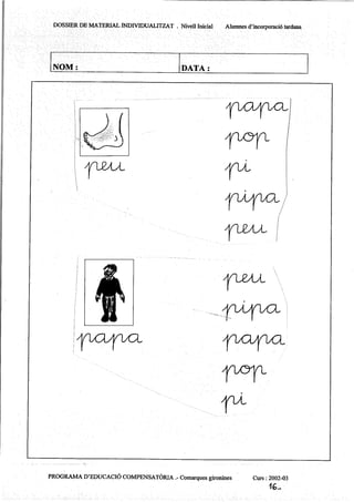 Lletres   dossier de material individualitzat 1