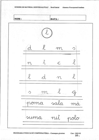 Lletres   dossier de material individualitzat 1