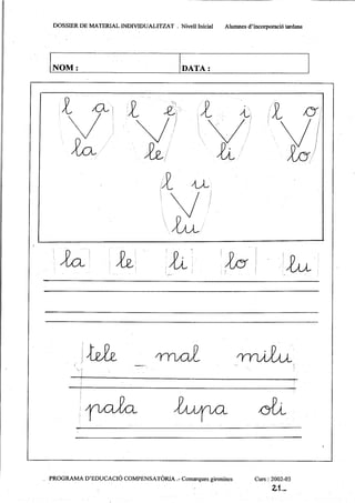 Lletres   dossier de material individualitzat 1