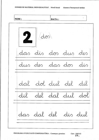 Lletres   dossier de material individualitzat 1