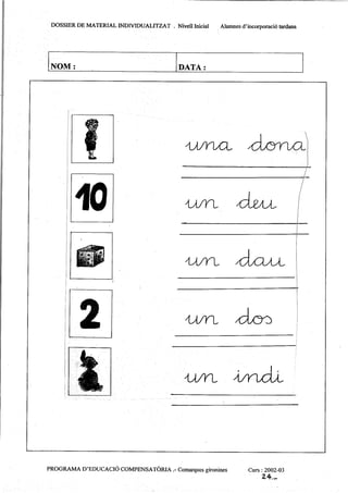 Lletres   dossier de material individualitzat 1