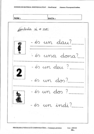 Lletres   dossier de material individualitzat 1