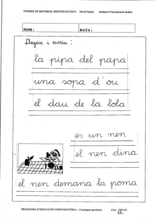 Lletres   dossier de material individualitzat 1