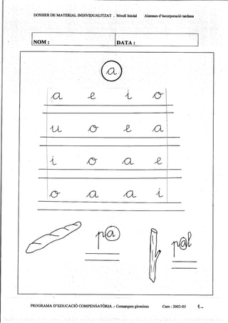 Lletres   dossier de material individualitzat 1