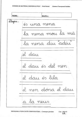 Lletres   dossier de material individualitzat 1