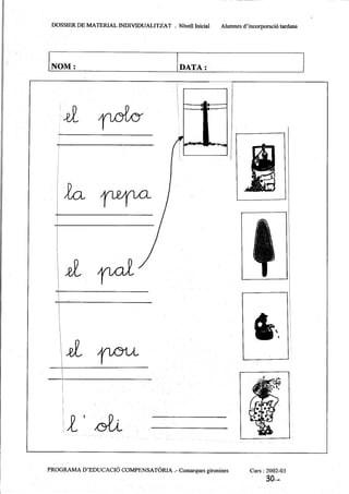Lletres   dossier de material individualitzat 1